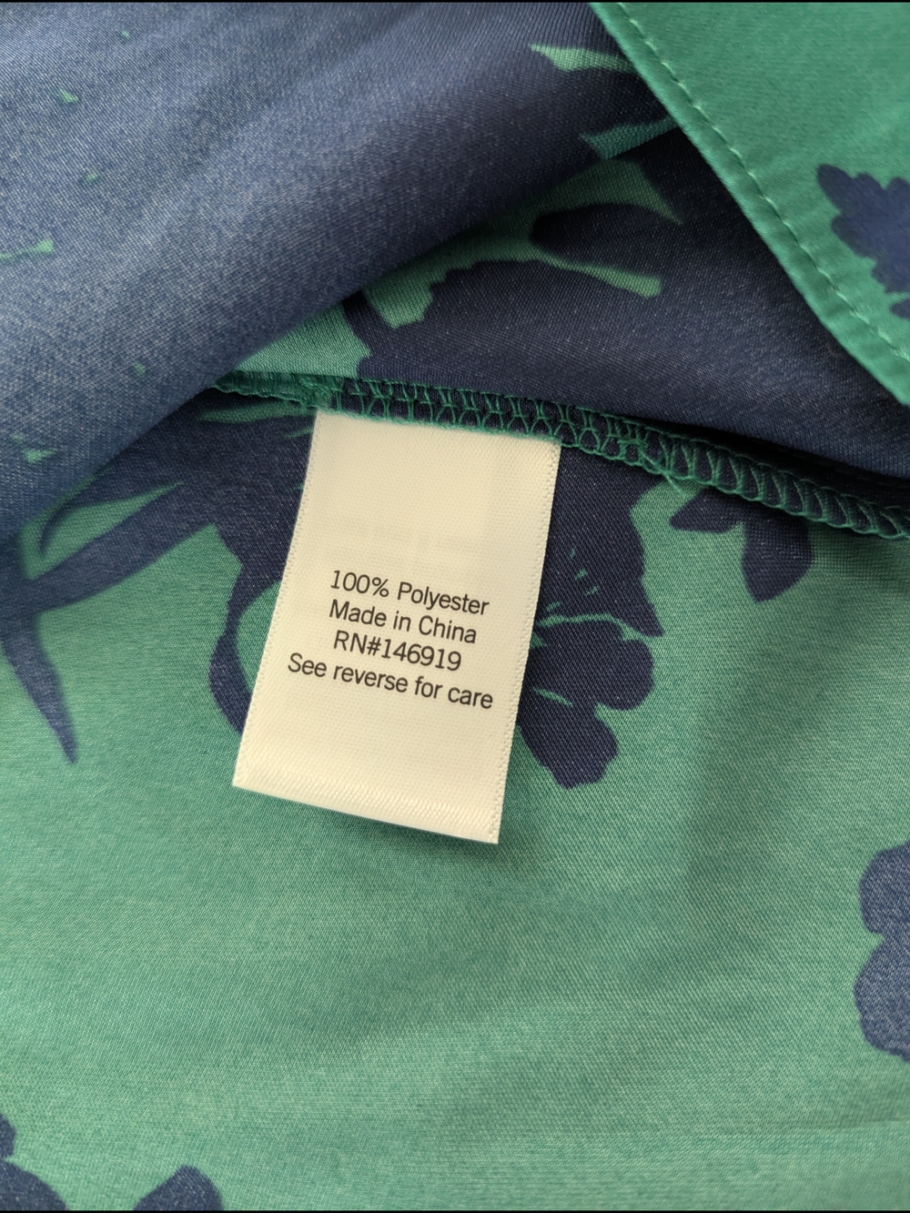 NWT Nine West Silky Floral Blouse - Picture 8 of 9